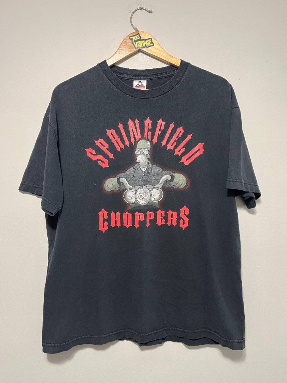 Vintage The Simpsons Homer Springfield Choppers Tshirt